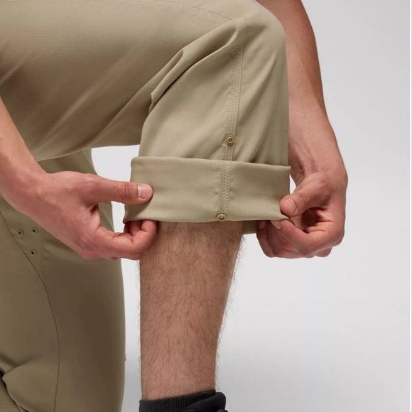 Prana Stretch Zion Outdoor Hiking Pant Sandbar Size 35X32 Gorpcore Cargo Pocket - Picture 16 of 16